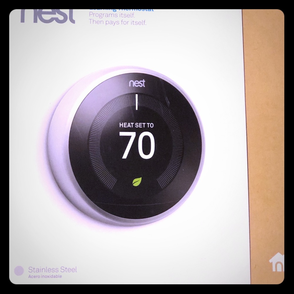 Nest Learning Thermostat - 3rd Gen. - like new!